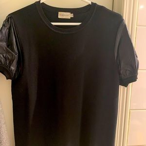 Women’s Moncler nylon puff sleeve shirt